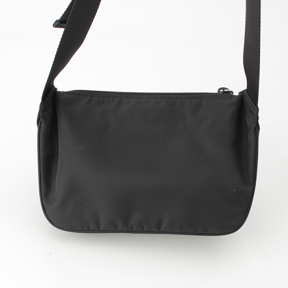 Prada Triangle Logo Re Saffiano Waist Bag Black - Picture 4 of 10